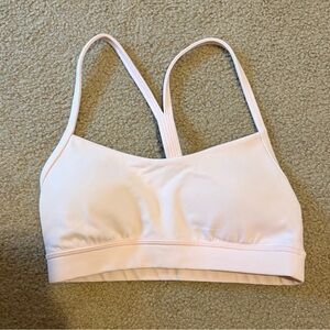 Lululemon flow y bra strawberry milkshake